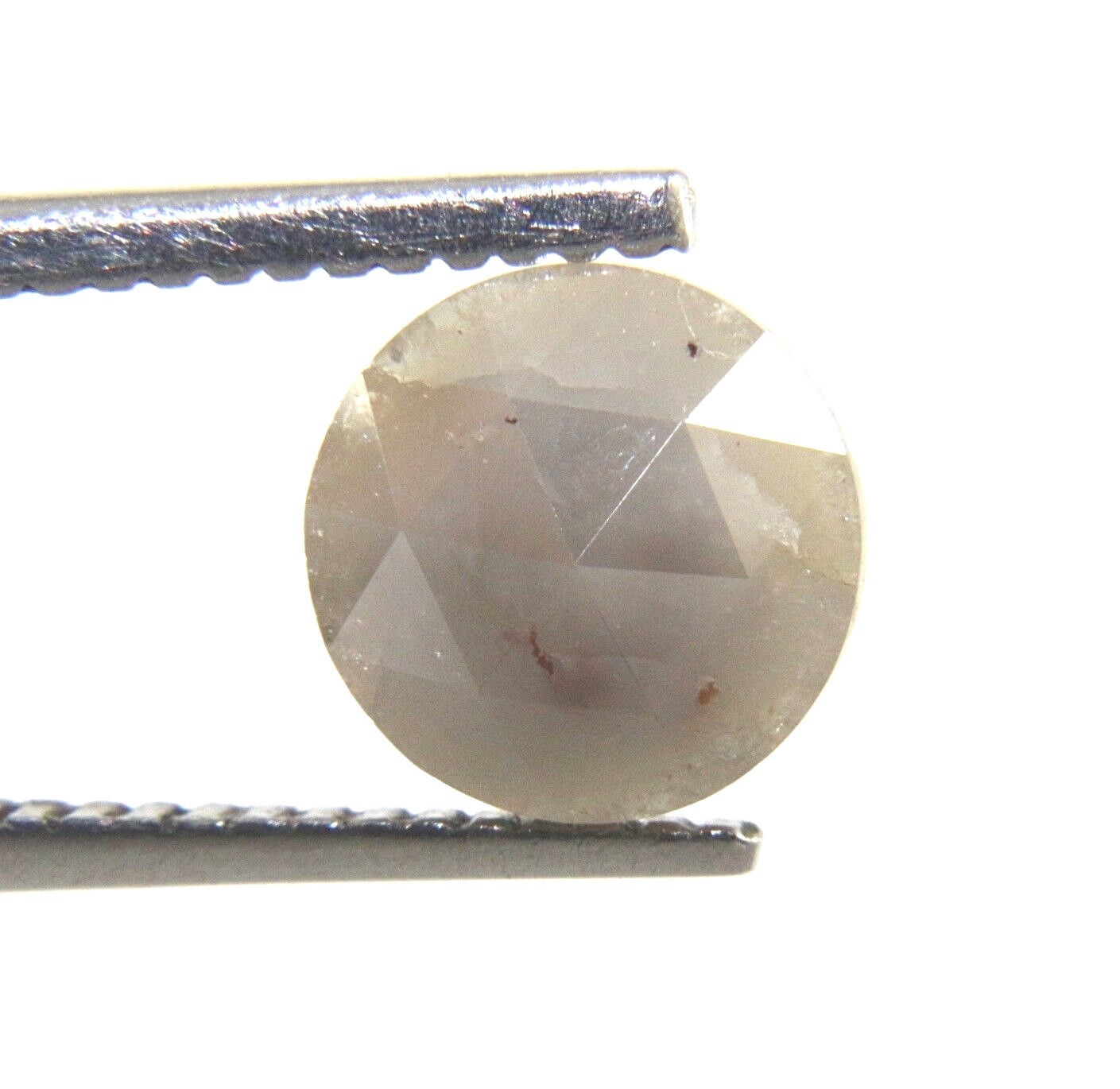 2.00 cts Natural Round Shape Gray Color Rose Cut Diamond 7.69-7.75×3.65 MM