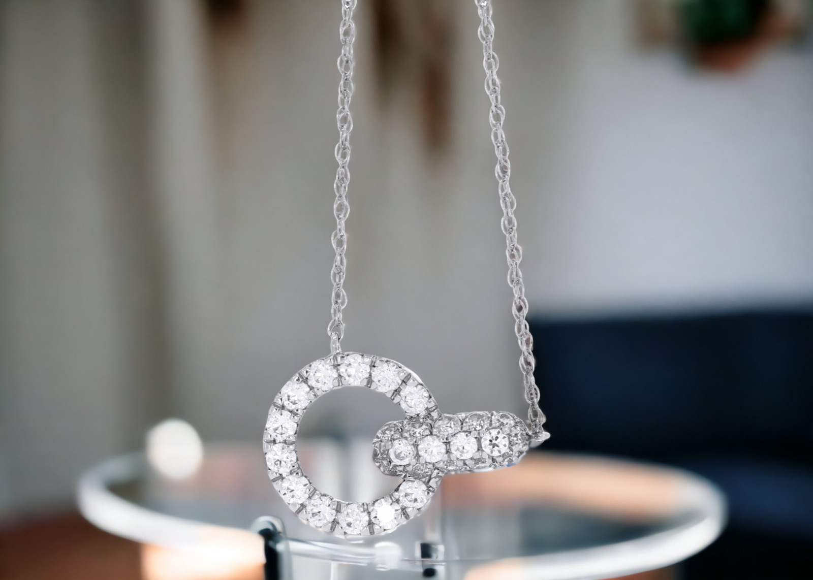 0.70 Ct Round Cut Lab Grown Diamond Pendant Necklace F-G/VS 925 Sterling Silver