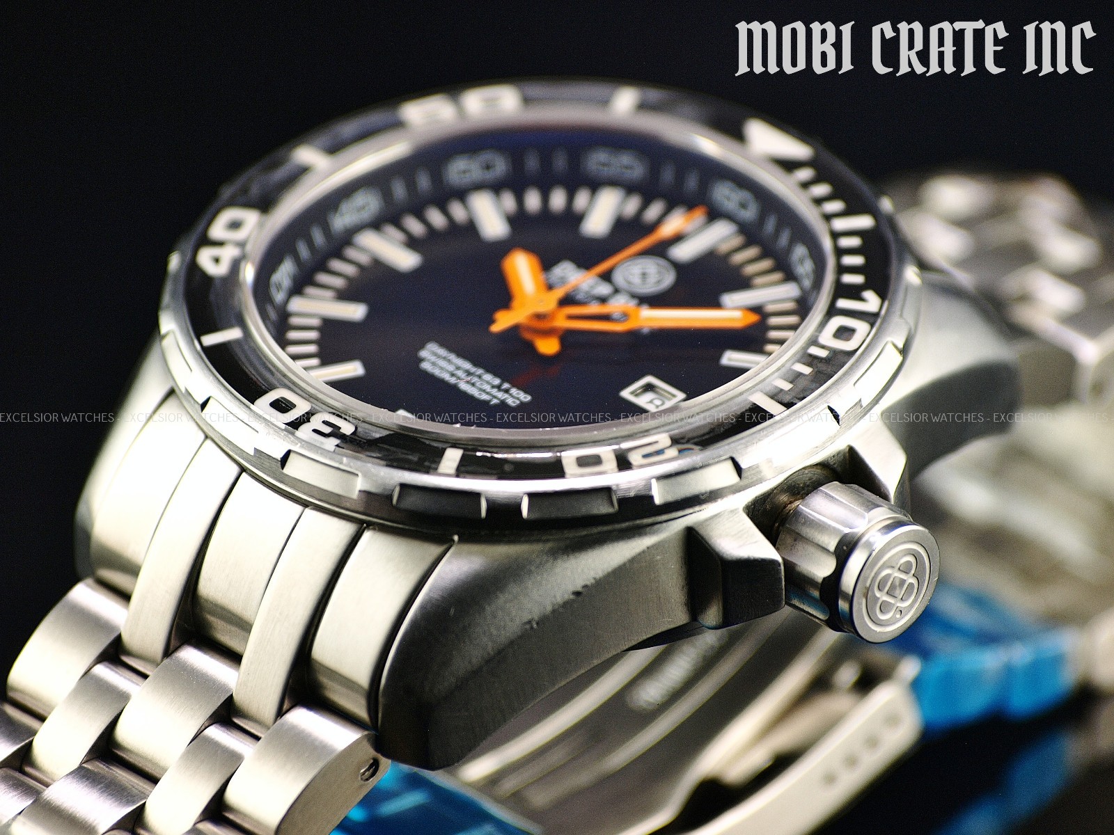 Deep Blue DayNight 63 T-100 47mm Swiss ETA 2824 Automatic 500m Sapphire Watch