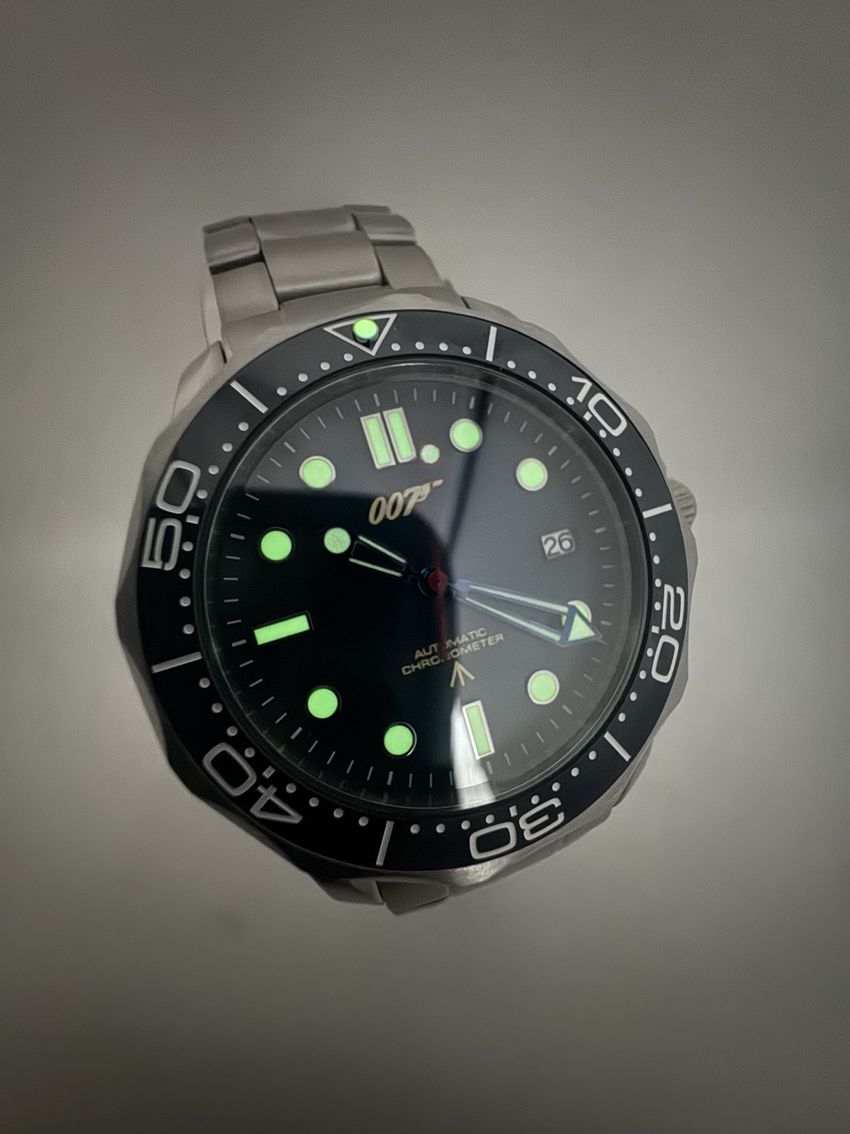 James Bond 007 “Casino Royale” NH35 Auto Watch Blue Dial Diver 100m 41mm