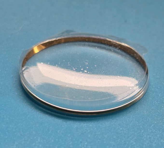 NEW QUALITY ACRYLIC CRYSTAL FOR OMEGA 5005 YELLOW TENSION RING 31.6 X 4.90MM