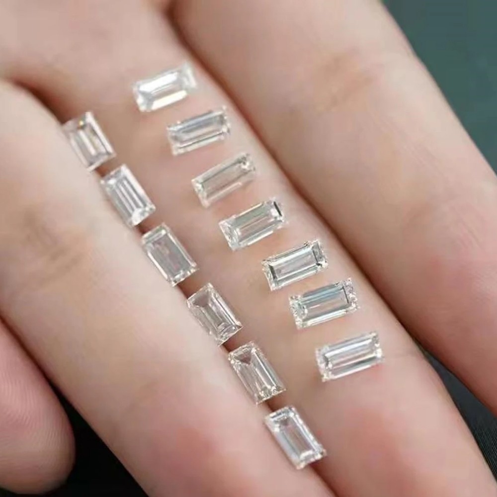 20Pcs Baguette Lab Loose Diamonds Small Size Wholesale Lab Created CVD Diamonds