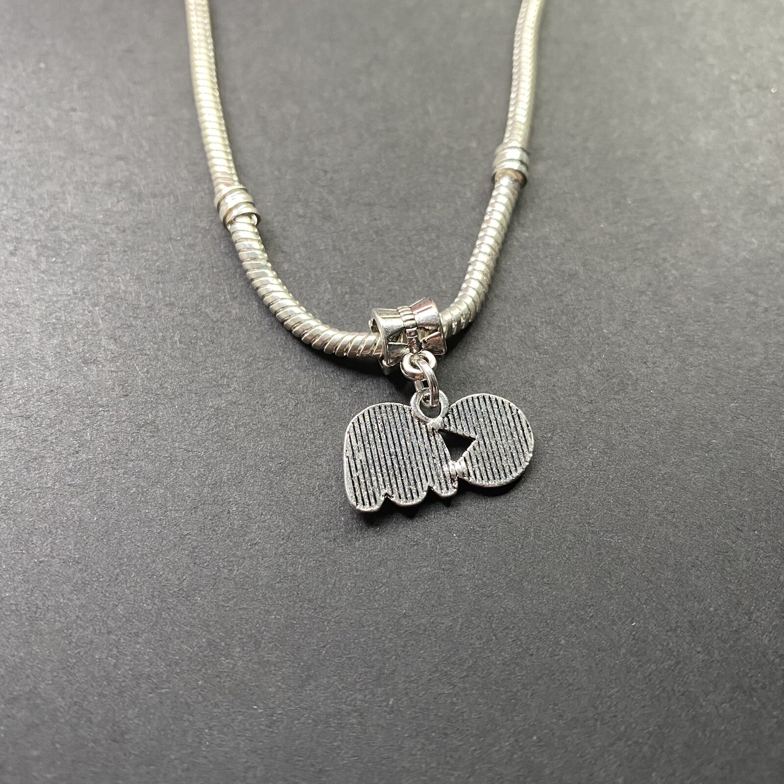 Pacman Silver European Bracelet Charms Pendants Video Games Gamer Jewelry