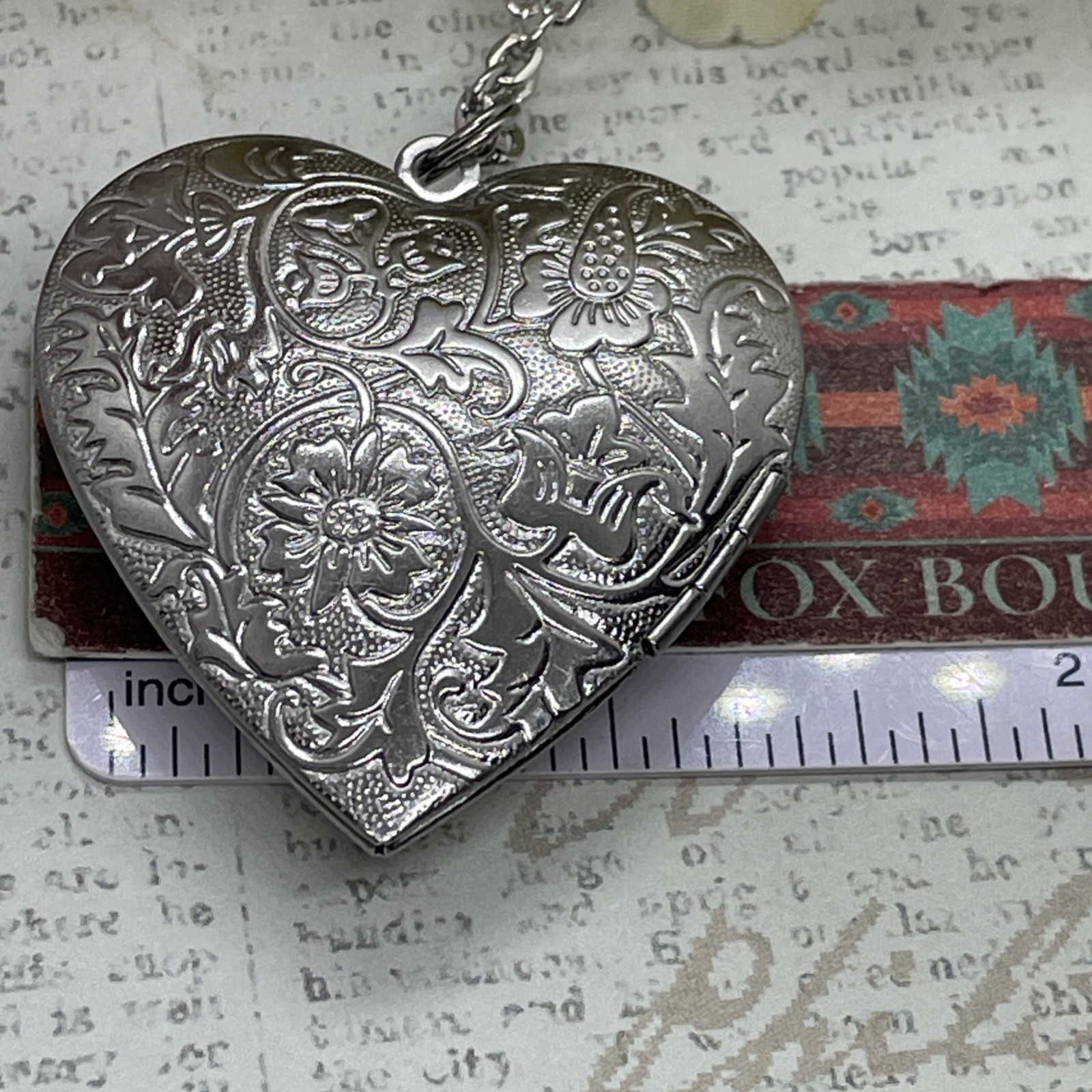 Heart Silver Locket Cameo Hummingbird purple Necklace Photo Bride bridal wedding