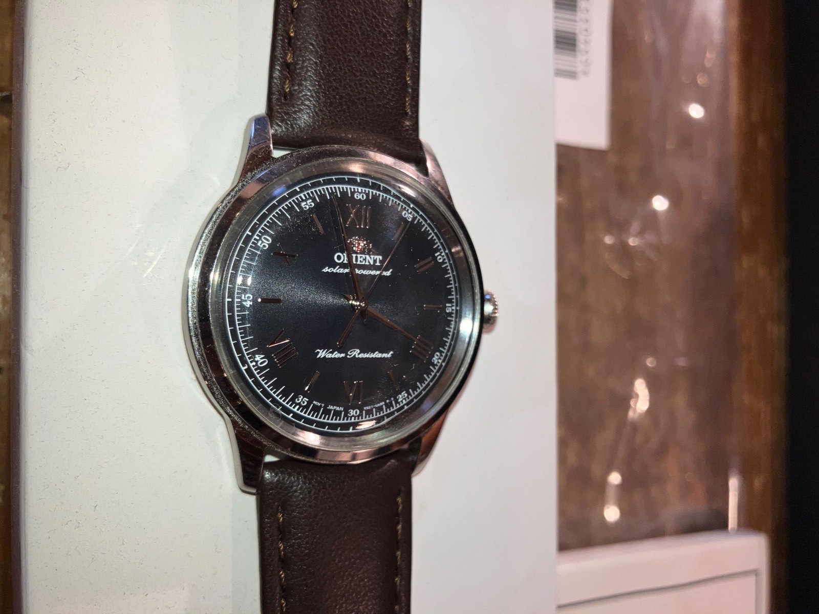Orient Bambino Solar Powered 38mm Runs Perfectly