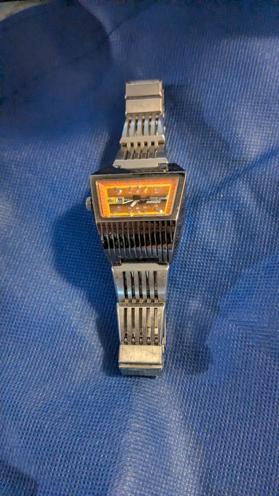 RARE VINTAGE PULSAR SPOON MEN WRISTWATCH REF:V782-5B20 CIRCA:1970’s-VGC