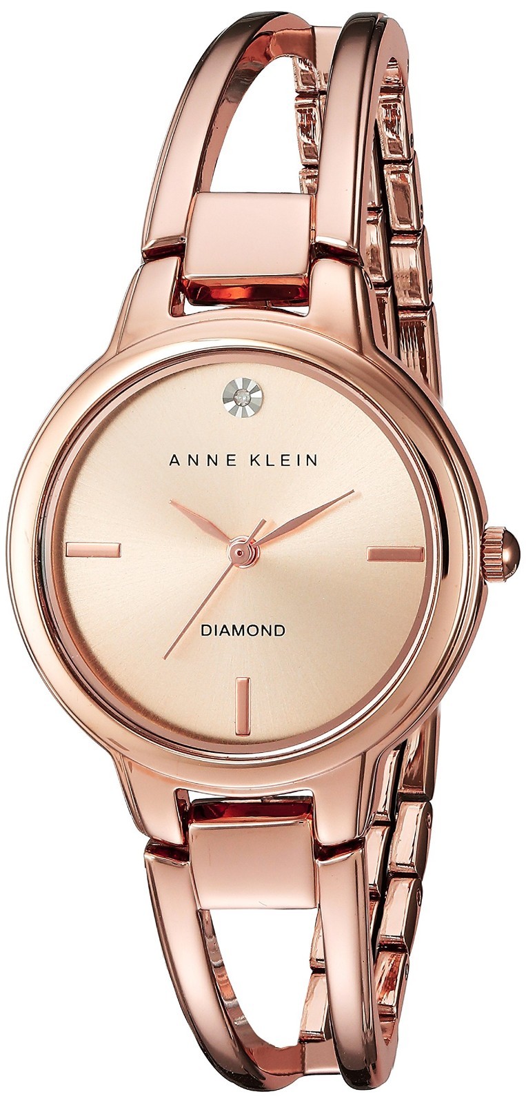 Genuine Diamond Dial Bangle Watch for Women – Elegant, Stylish, Fashion Accessor