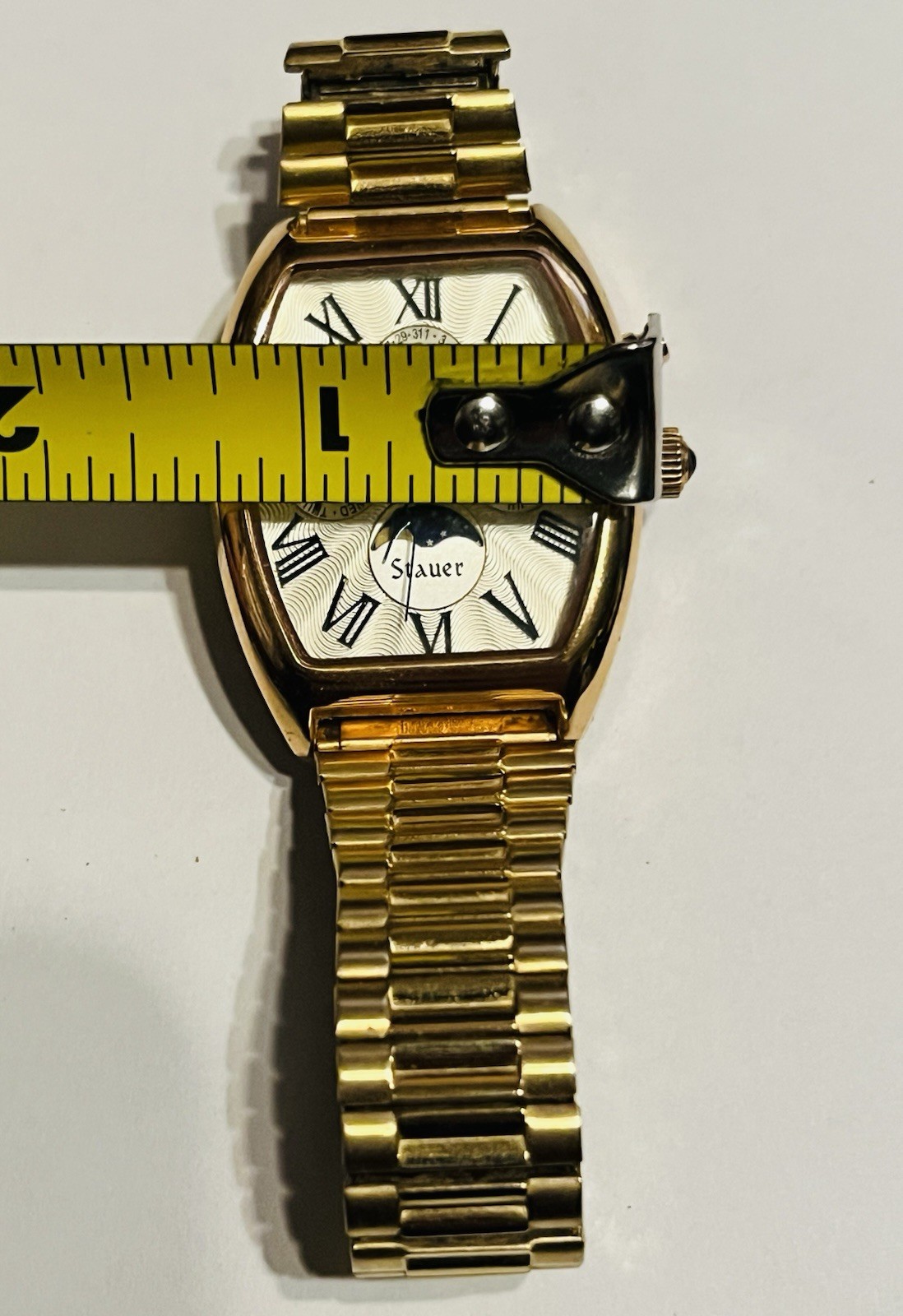 Stauer Men’s Moon Phase Multifunction Watch #19084 Untested