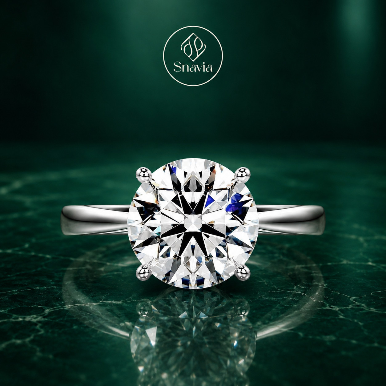 2.00 Ct F VS1 Round Cut Solitaire 14K Gold Lab Grown Diamond Ring