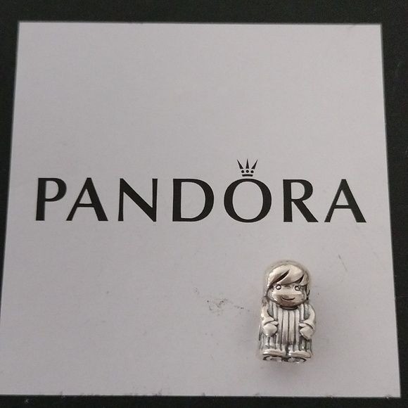 Pandora Retired Sterling Silver Precious Boy Family Charm – 791530