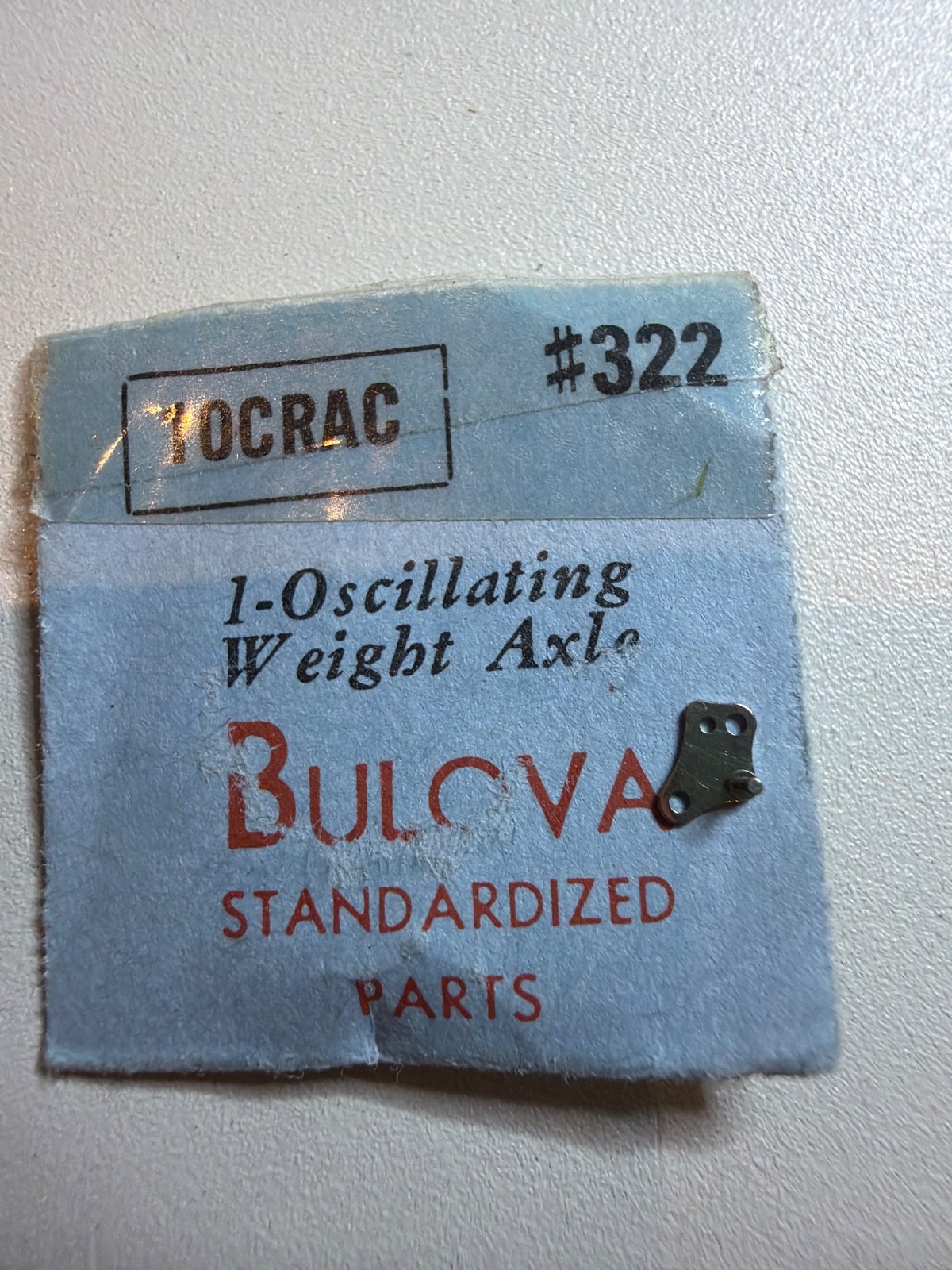 Bulova #322 Oscillating Weight Axle – NIS – Various Calibers Open Package