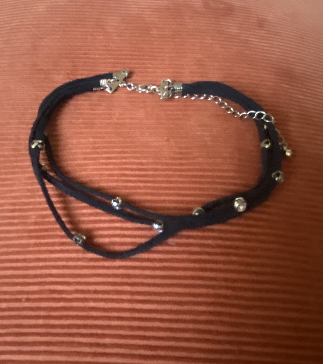 Crystals/Rope Anklet Bracelet