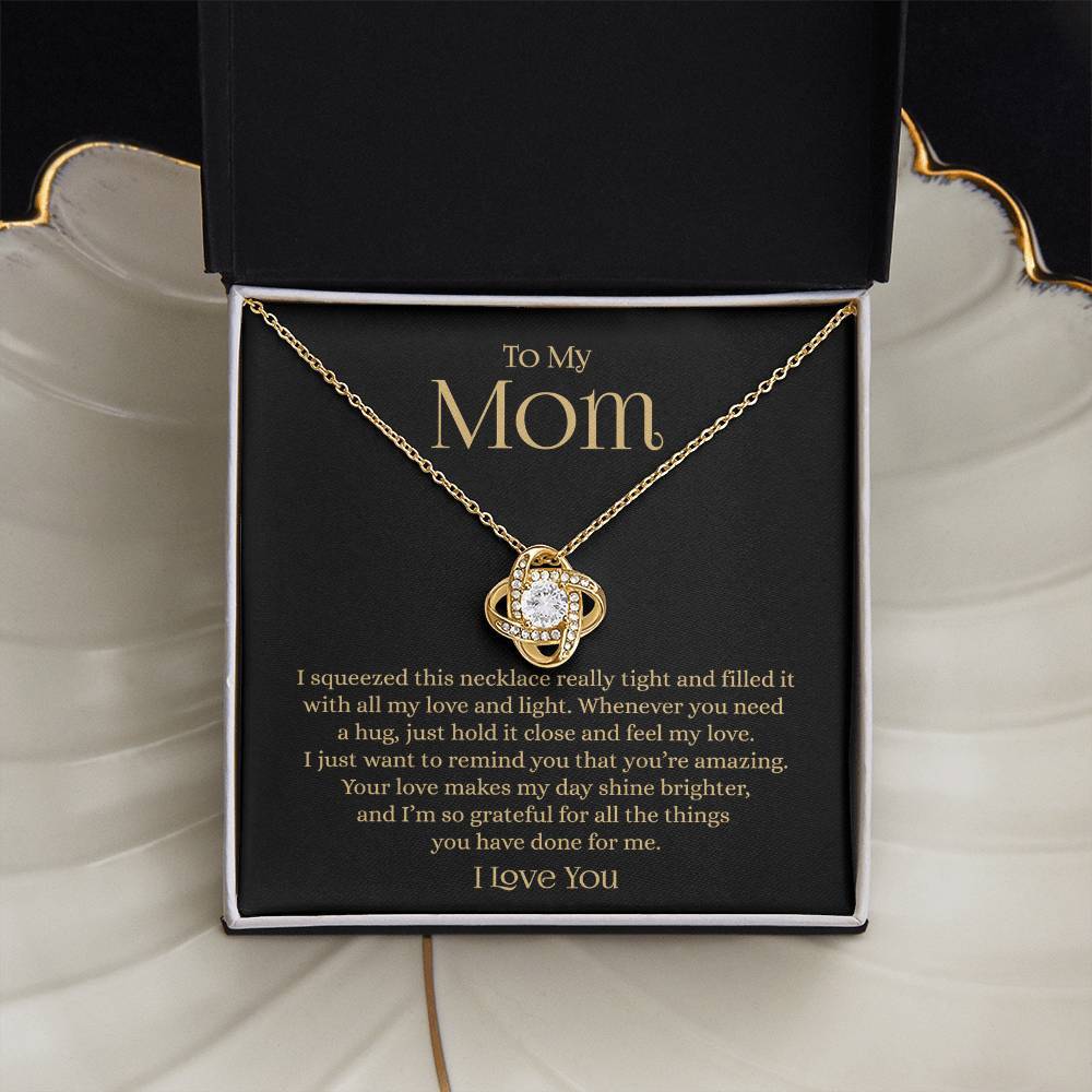My Mom Necklace, Gift From Daughter Son, Mom Jewelry Birthday Mother’s Day Gifts