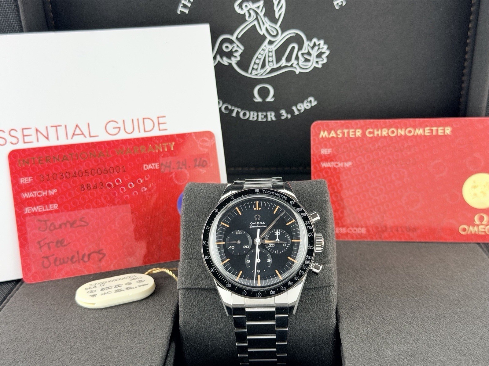 2026 Omega Speedmaster First Omega in Space 310.30.40.50.06.001 39.7mm Box Paper