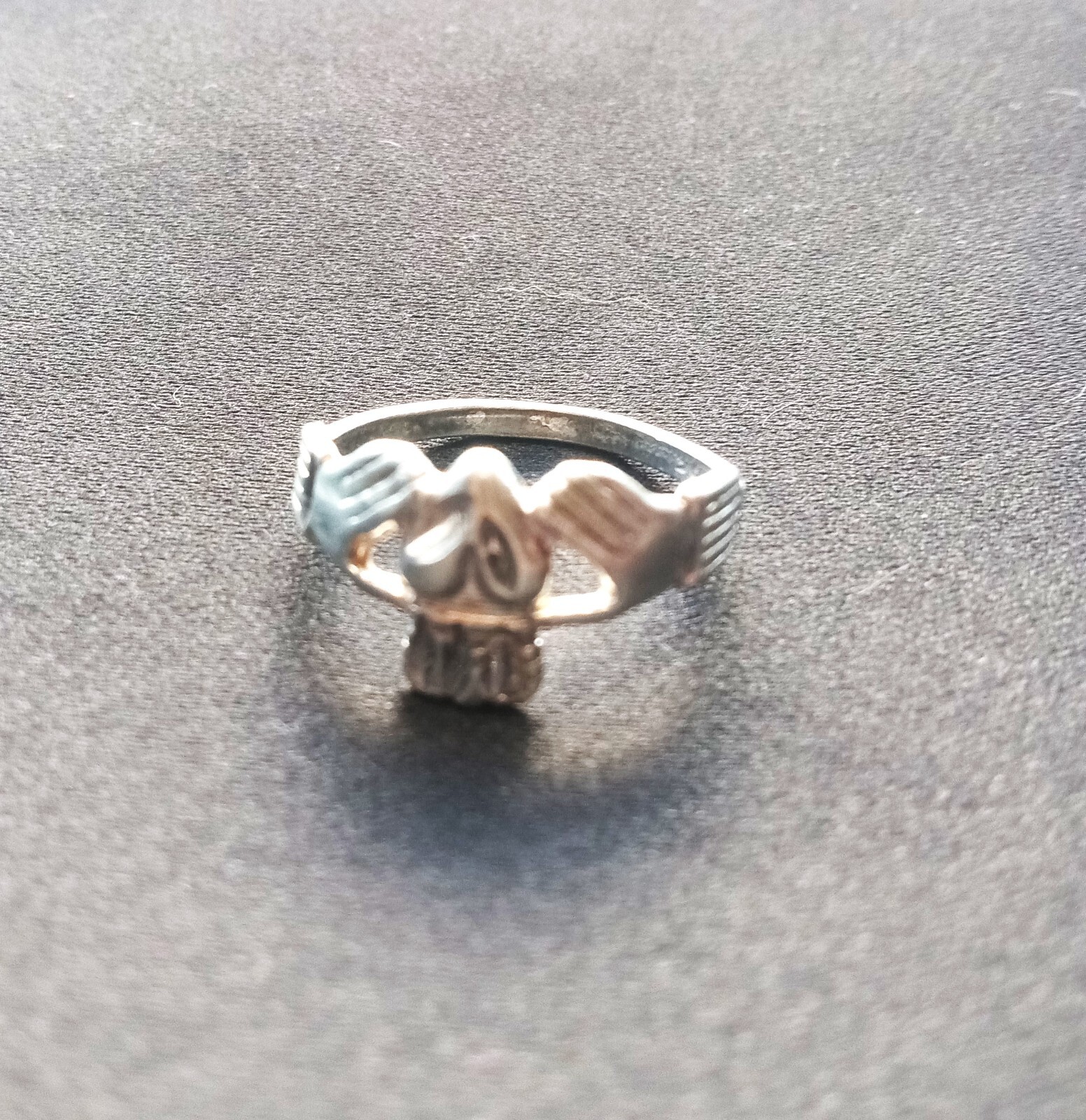 Sterling Silver Stamped 925 Claddagh Ring Size 6