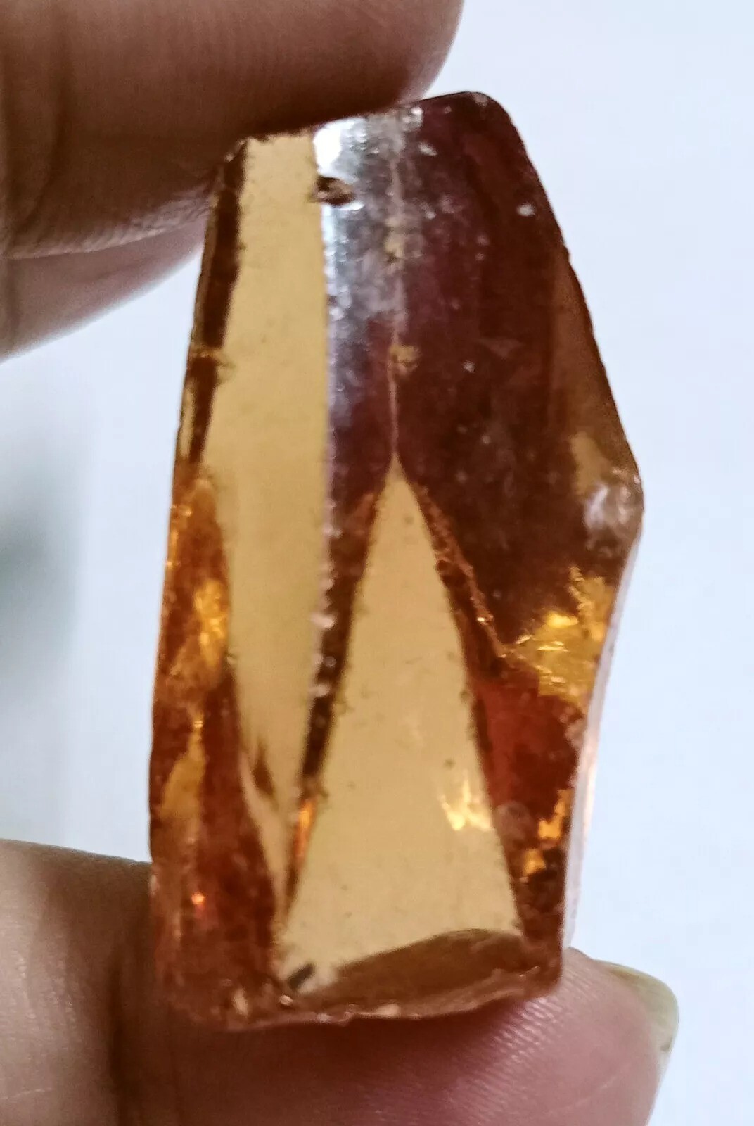 Natural Cambodian 176-178 Ct Orange Zircon Rough Cut Loose Gemstone Certified