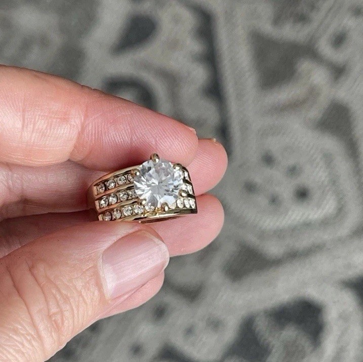 Cocktail Ring Size:6 Engagement Ring Beautiful