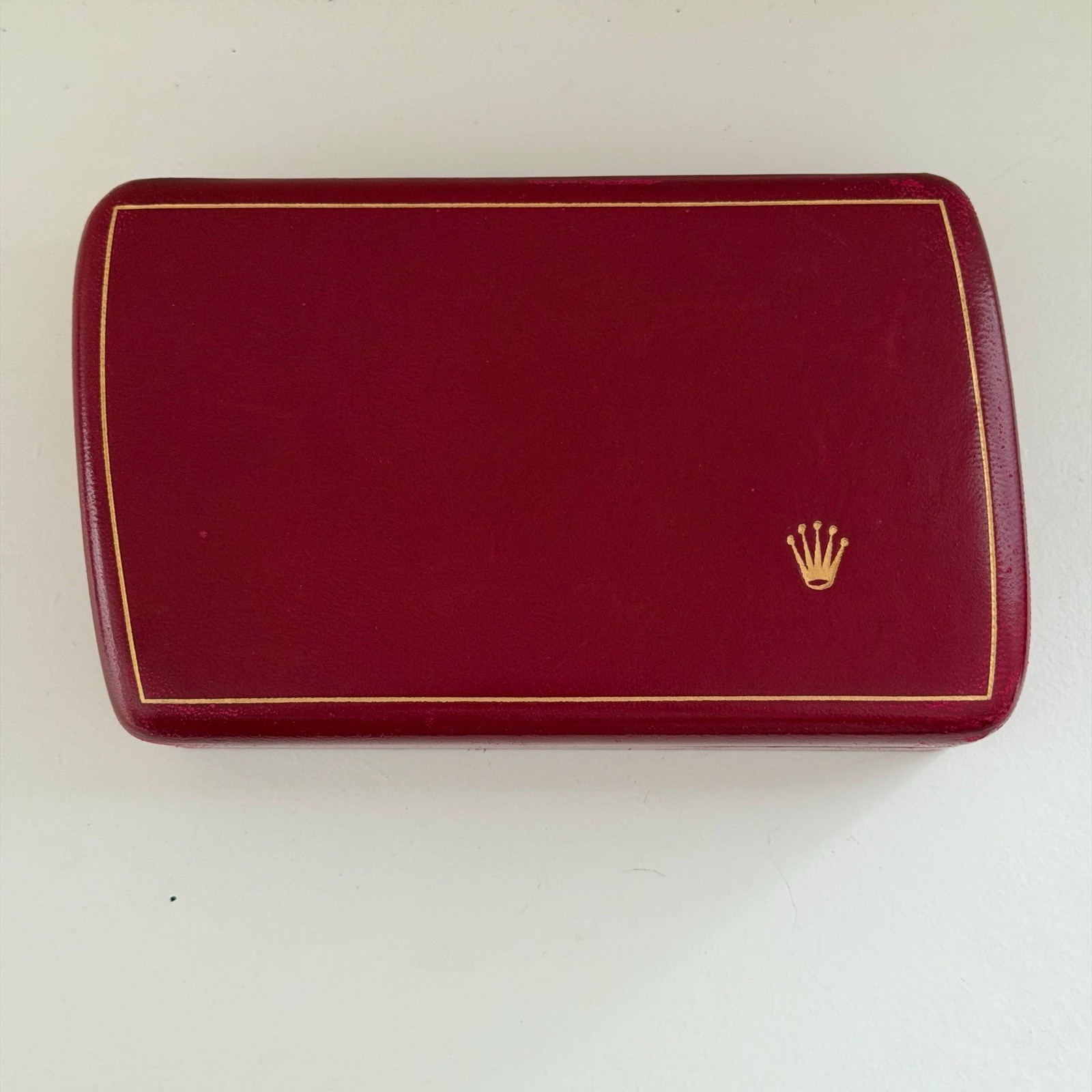 Ultra Rare Vintage Rolex Red Asymmetric Watch Storage Box 50-60s