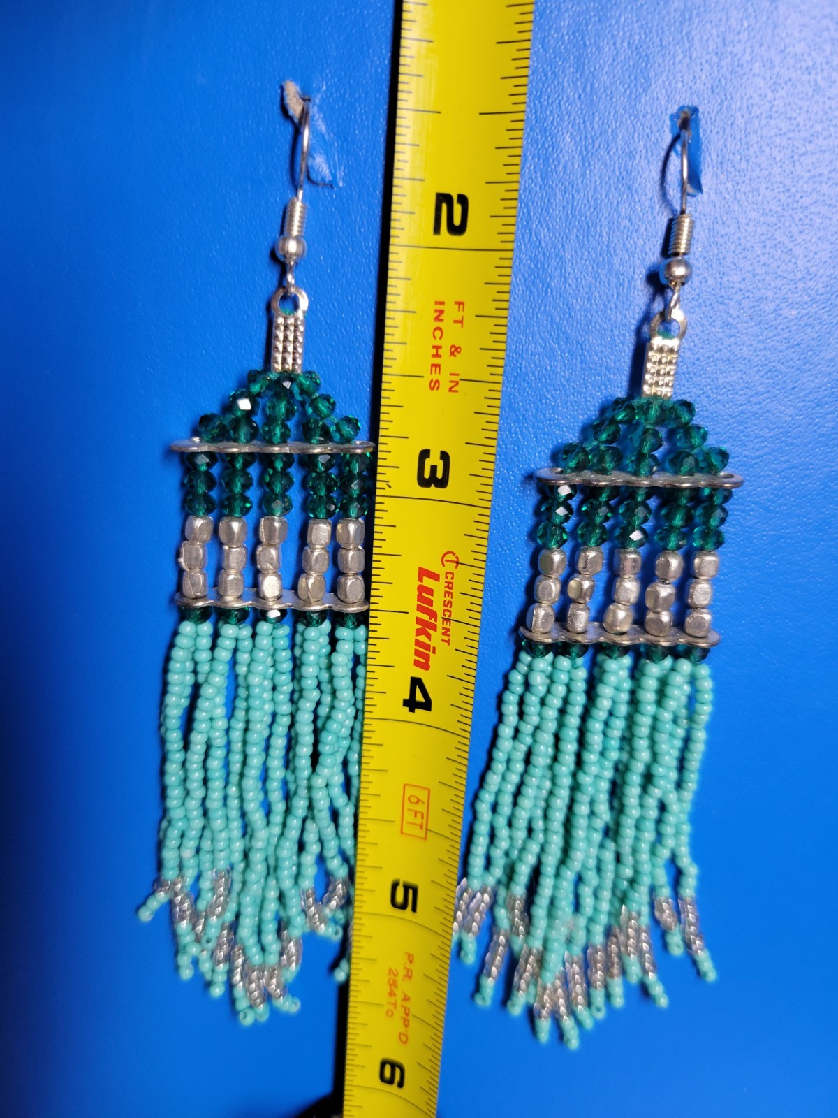 Himalayan Gems Sterling Silver Tassel Earrings