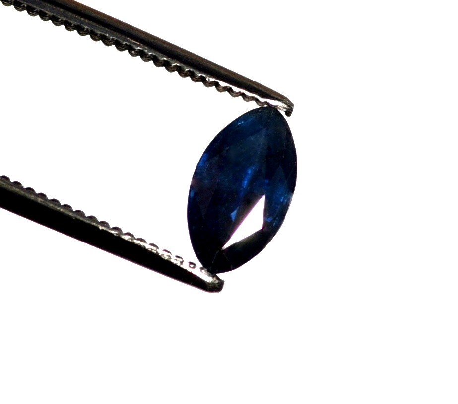 Sapphire .53 CT Blue Sapphire Marquise Shape Loose Stone Gemstone 5.59 X 3.77mm