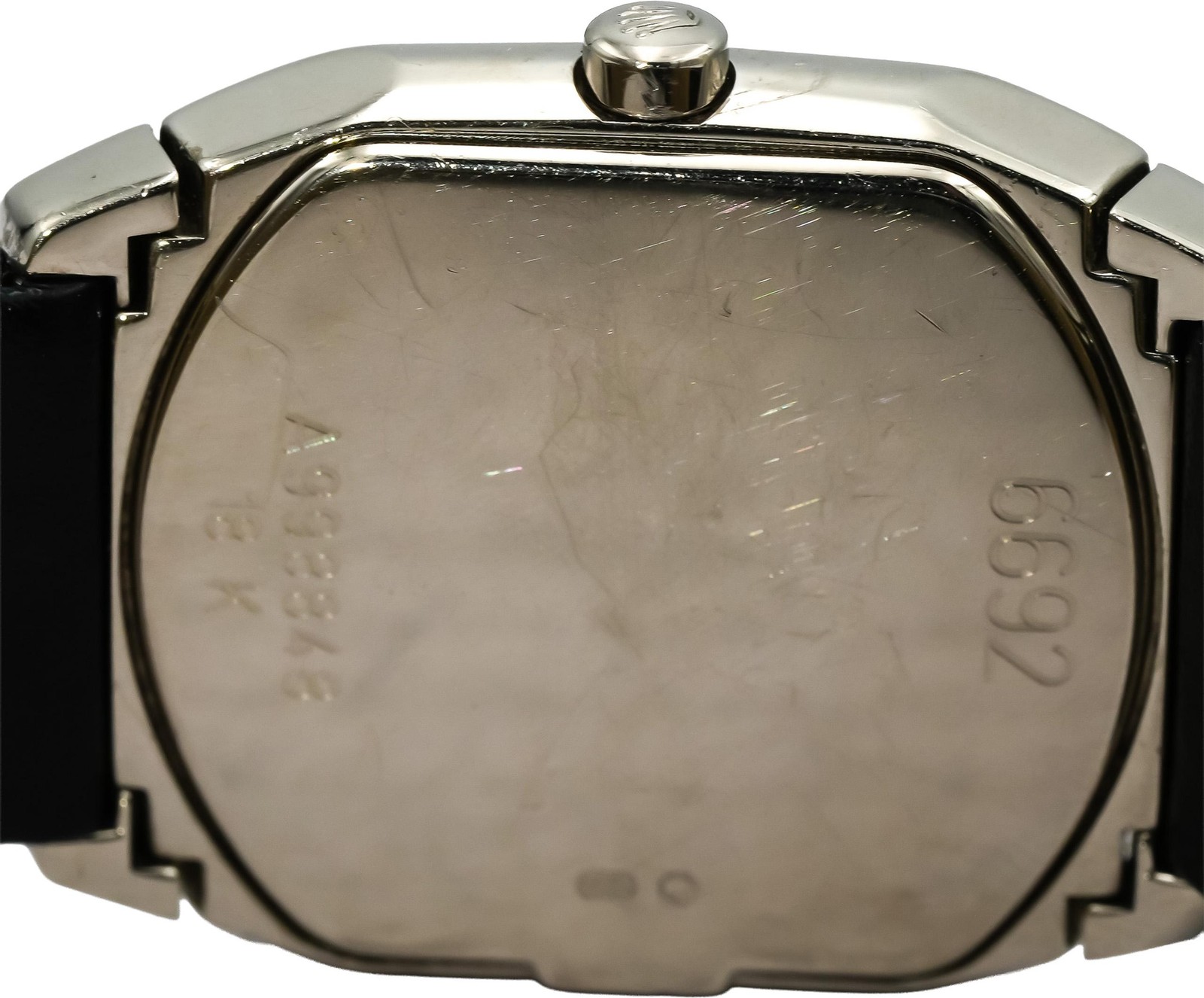 ROLEX 18k White Gold Cellini Cellissima Factory Diamond Bezel Watch Ref 6692