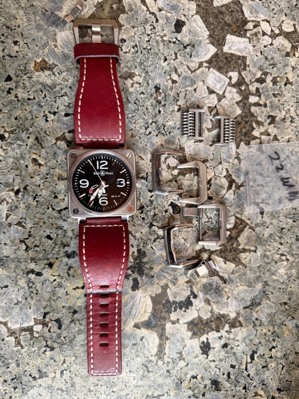 Bell & Ross BR01-97 With Center Seconds, Date & Power Reserve