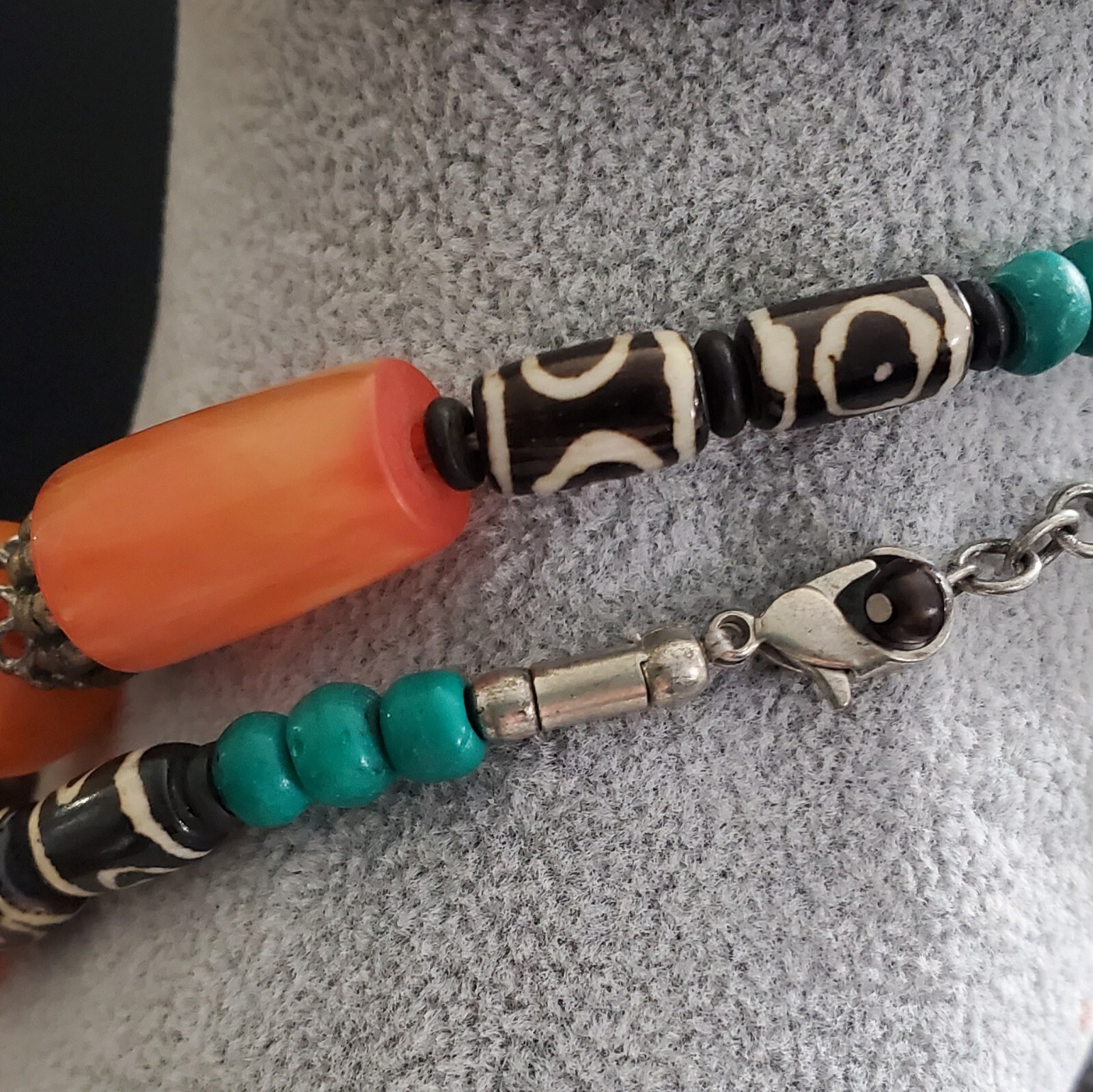 New Bohemian Boho Lot of 2 Necklaces 19 to 22 in. World Market Exclusive India