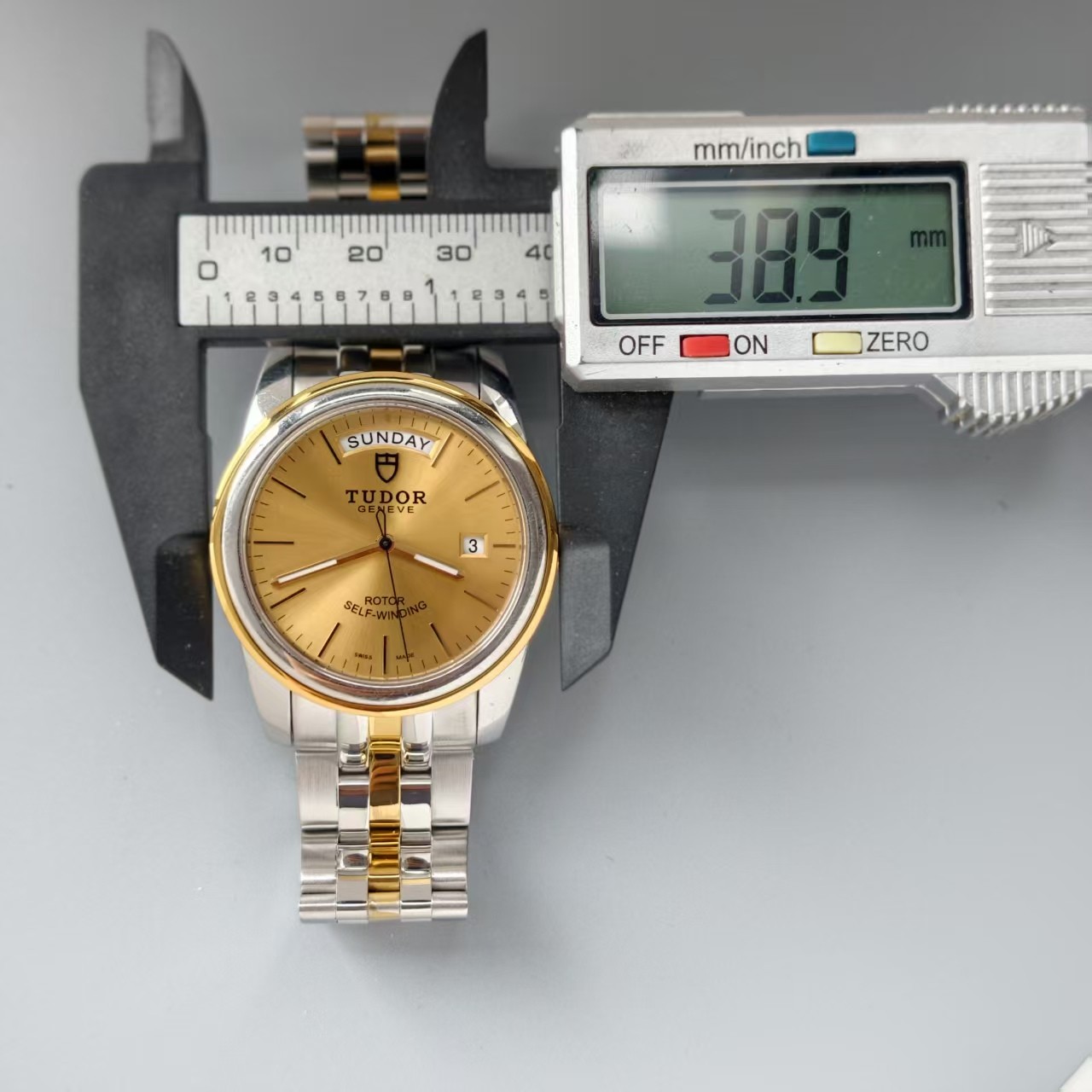 Tudor Gilding Scale Dial Glamour M56003 Men’s Watch Automatic 39mm Date