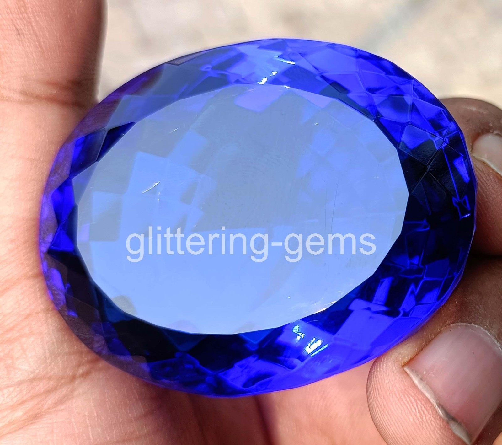 Gorgeous Quality 369.0 Ct Natural Blue Sapphire Oval Shape IGL Gemstone 6FHO