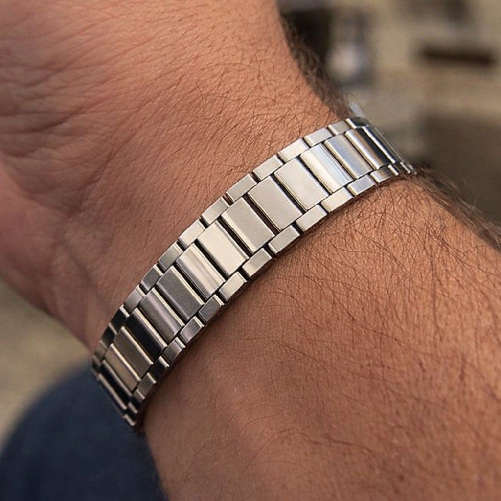 Tungsten Men’s 18MM Wide Bracelet 8.5 Inch