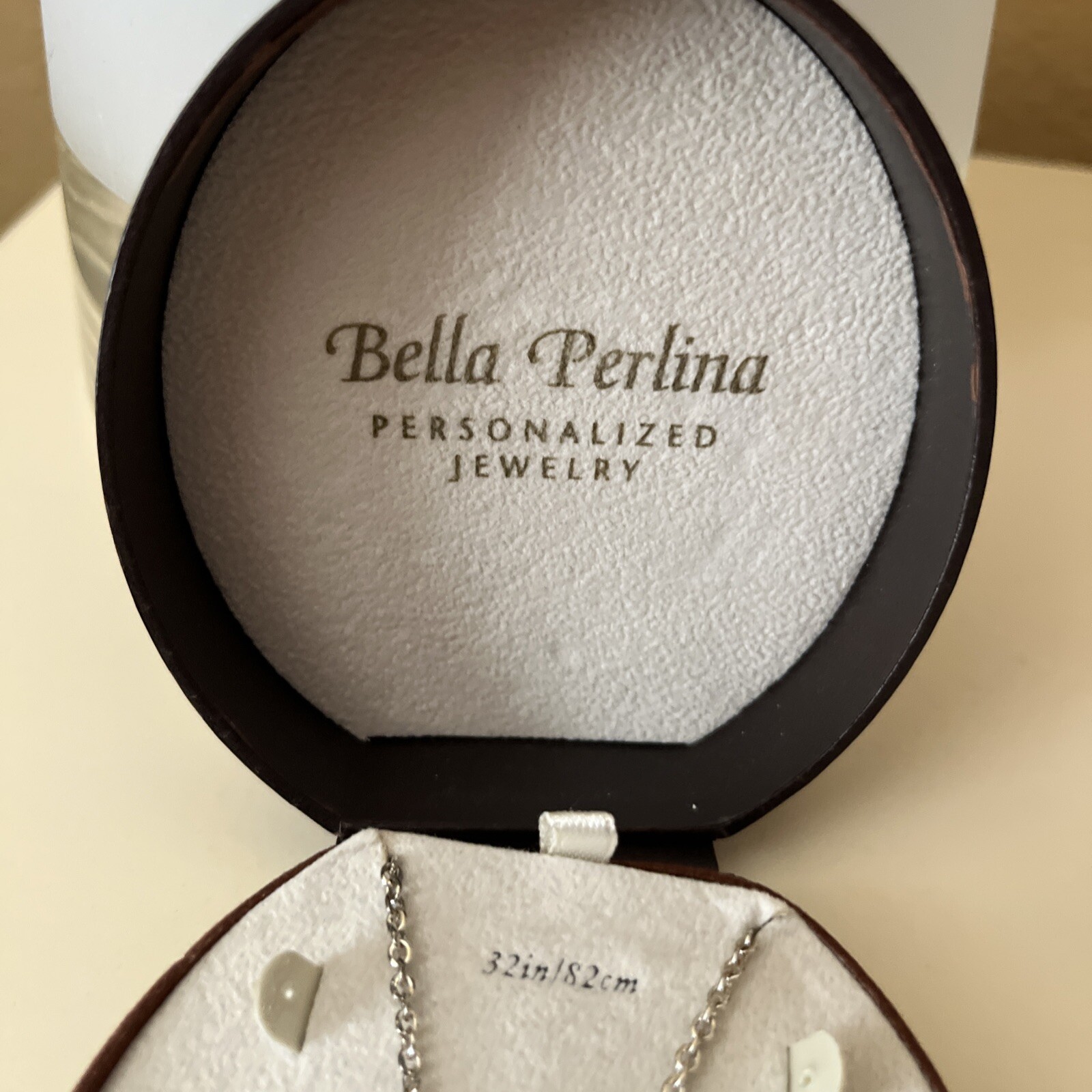 NIB~Bella Perlina Charm & Crystal Bead Earrings & Necklace Set Blue Beach 28″L