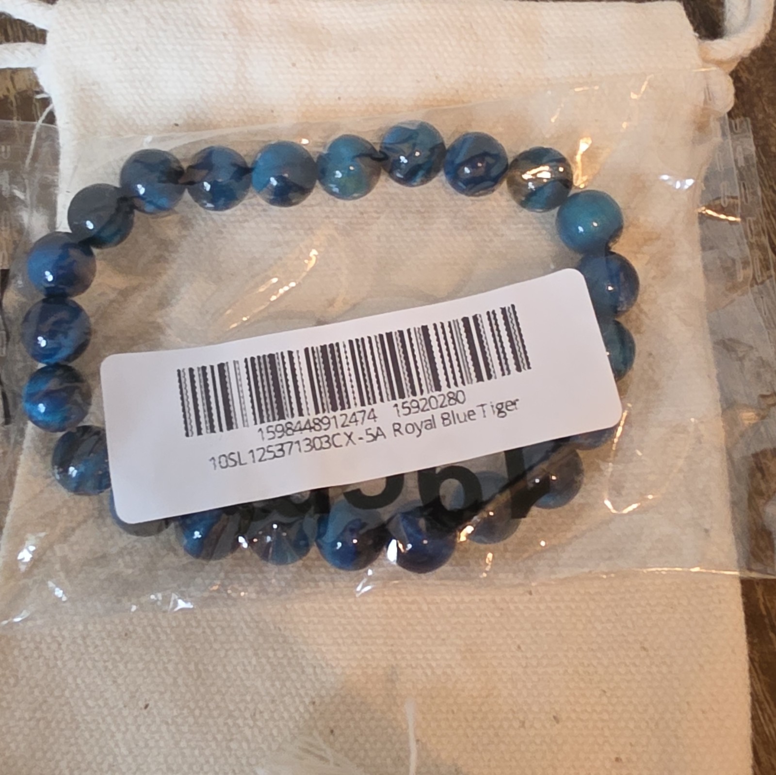 BLISSBURY Beaded Stone Stretch Bracelets Mixed Lot 5pc Multicolor 19cm