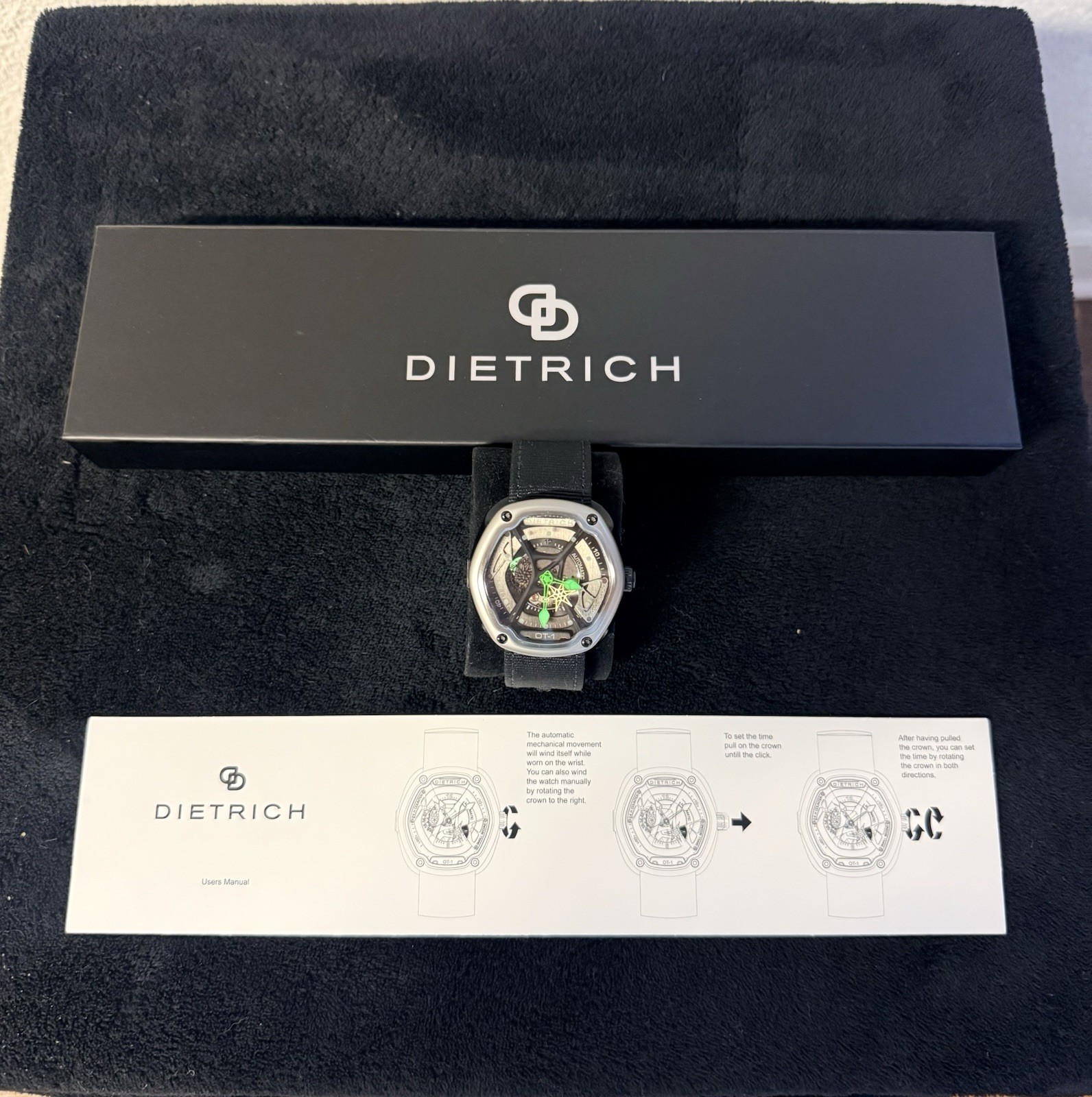 Dietrich OT-1 Men’s Automatic Wristwatch 48mm Organic Time
