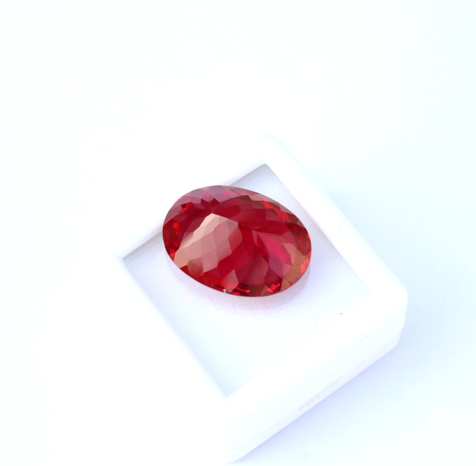 Natural Ruby Oval Cut 14.20Ct Red Loose Gemstone 16x11x7mm