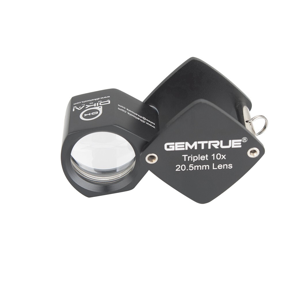 GemTrue Professional 20.5mm 10x Triplet Diamond Loupe Jewelers’ Magnifying Tool