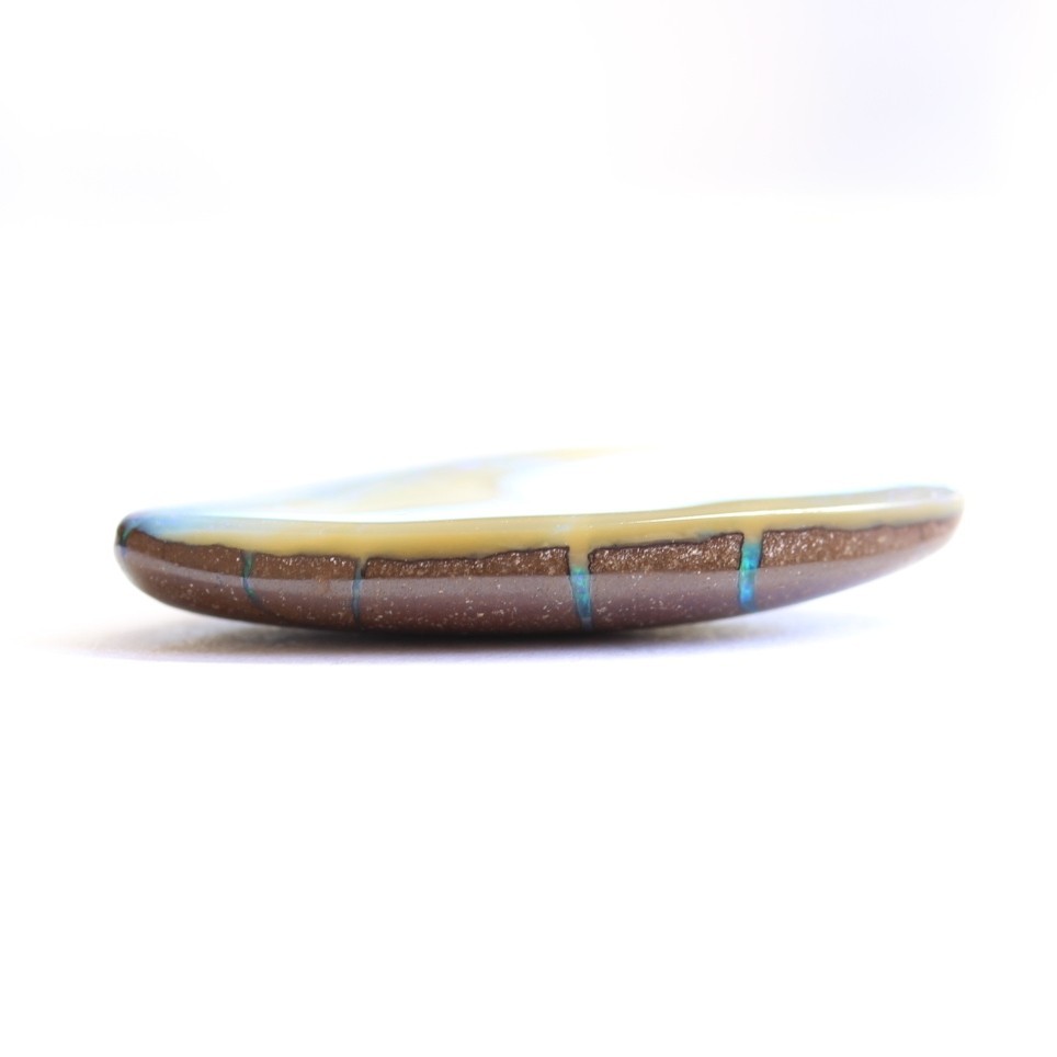 Boulder opal 9.00ct 24 x 12mm Australian opal natural solid unset stone Winton
