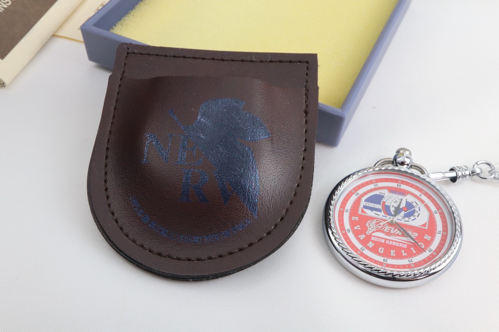 Vintage Seiko x Neon Genesis Evangelion V701-0B00 Quartz Pocket Watch w/Box