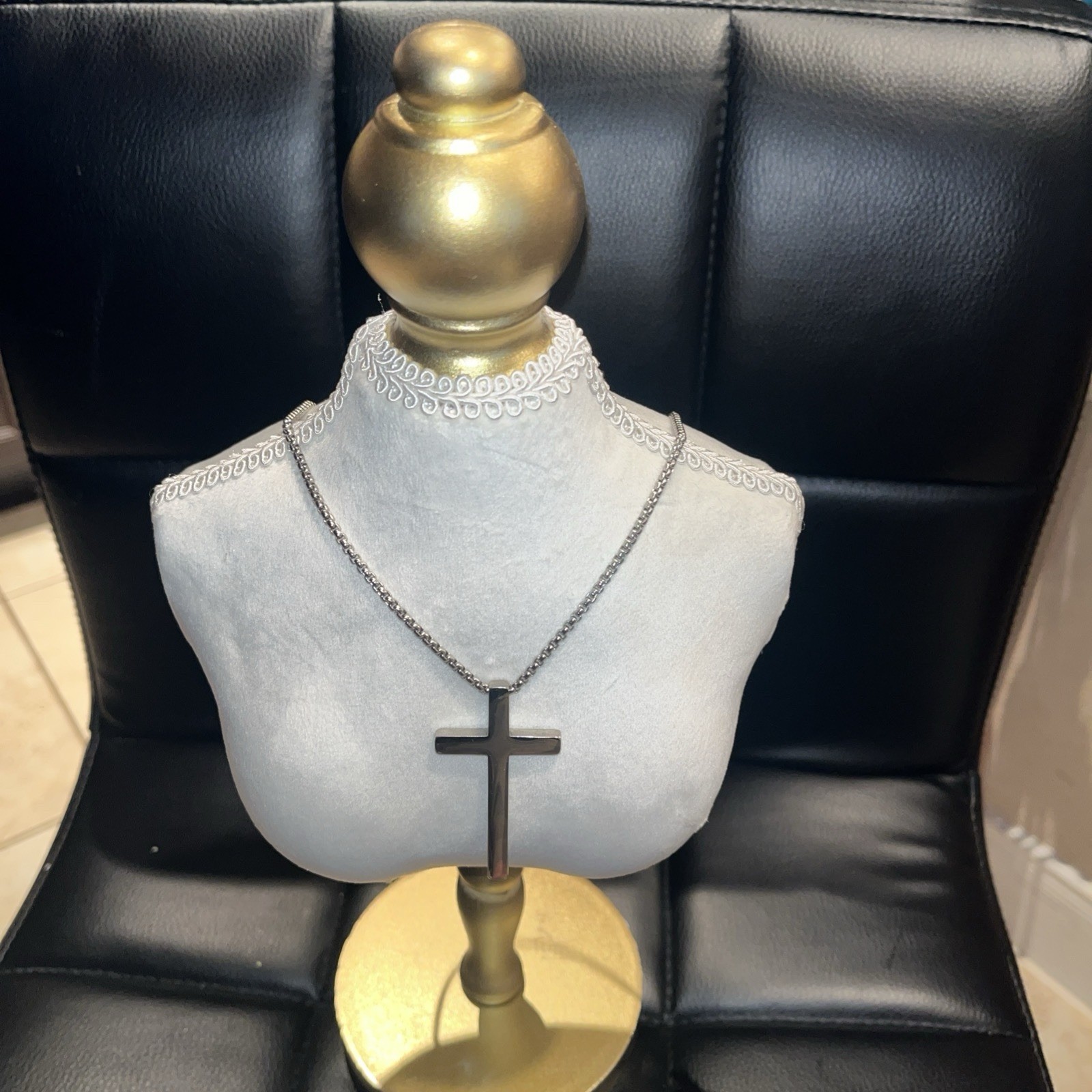 AceOrbit Jewelry Display Stand Mannequin Female Dress 12”