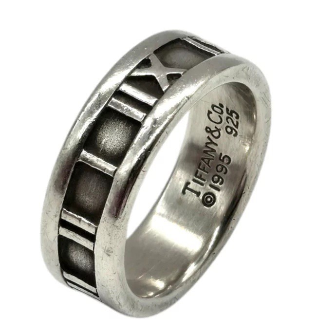 Ring Tiffany & Co. 1995 Atlas Narrow Sterling Silver 925 Size 10 (US 5.5)