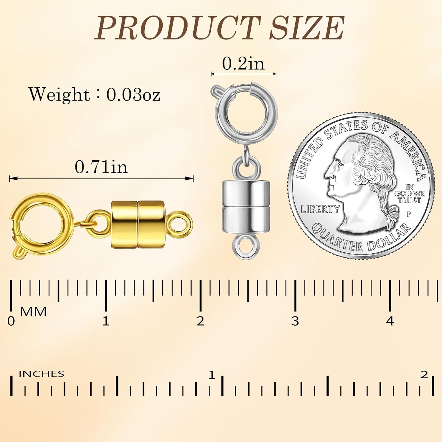 12/24Pcs Cylindrical Magnetic Clasps &Closures DIY Bracelet Necklace Jewelry UK
