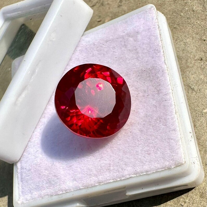 Mozambique 9.12 Ct Natural Red Ruby Round Cut Certified Loose Jewelry Gem