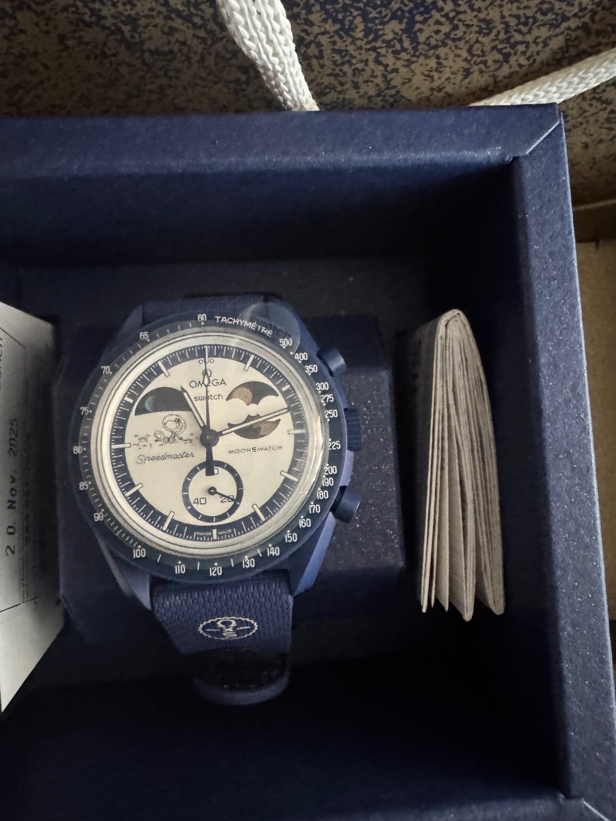 100% AUTHENTIC OMEGA x Swatch Moonswatch Moonshine Gold STURGEON MOON SO33N701L