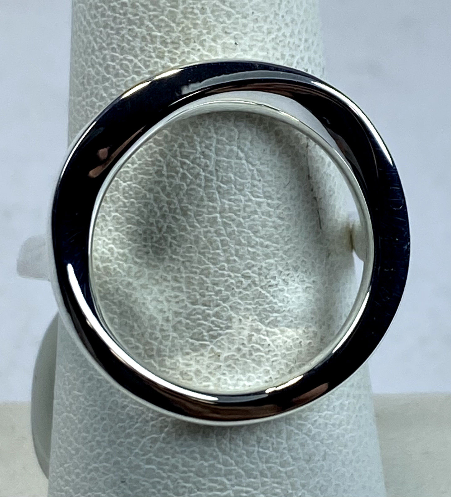 Kit Heath Bevel Cirque Ring Sterling Silver Signed Size 8 NWT
