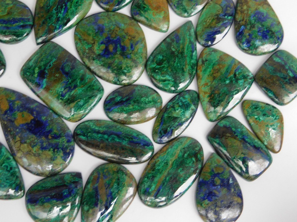 Natural Shattuckite Cabochon Gemstone For Making Jewelry Wholesale Lot 71333
