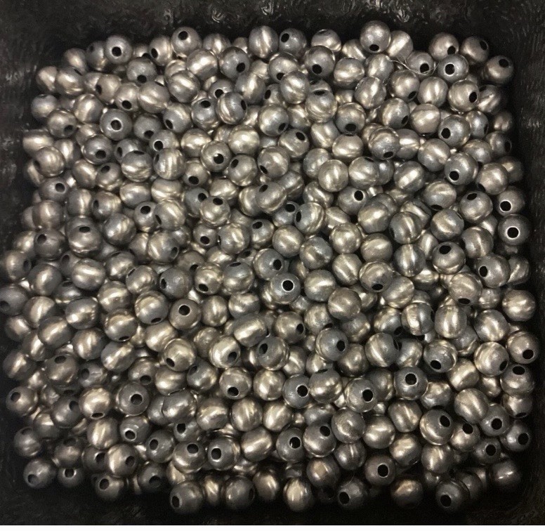 Lot Of 100 5mm Silver Navajo Pearls Seamless Beads For Native American Jewelry
