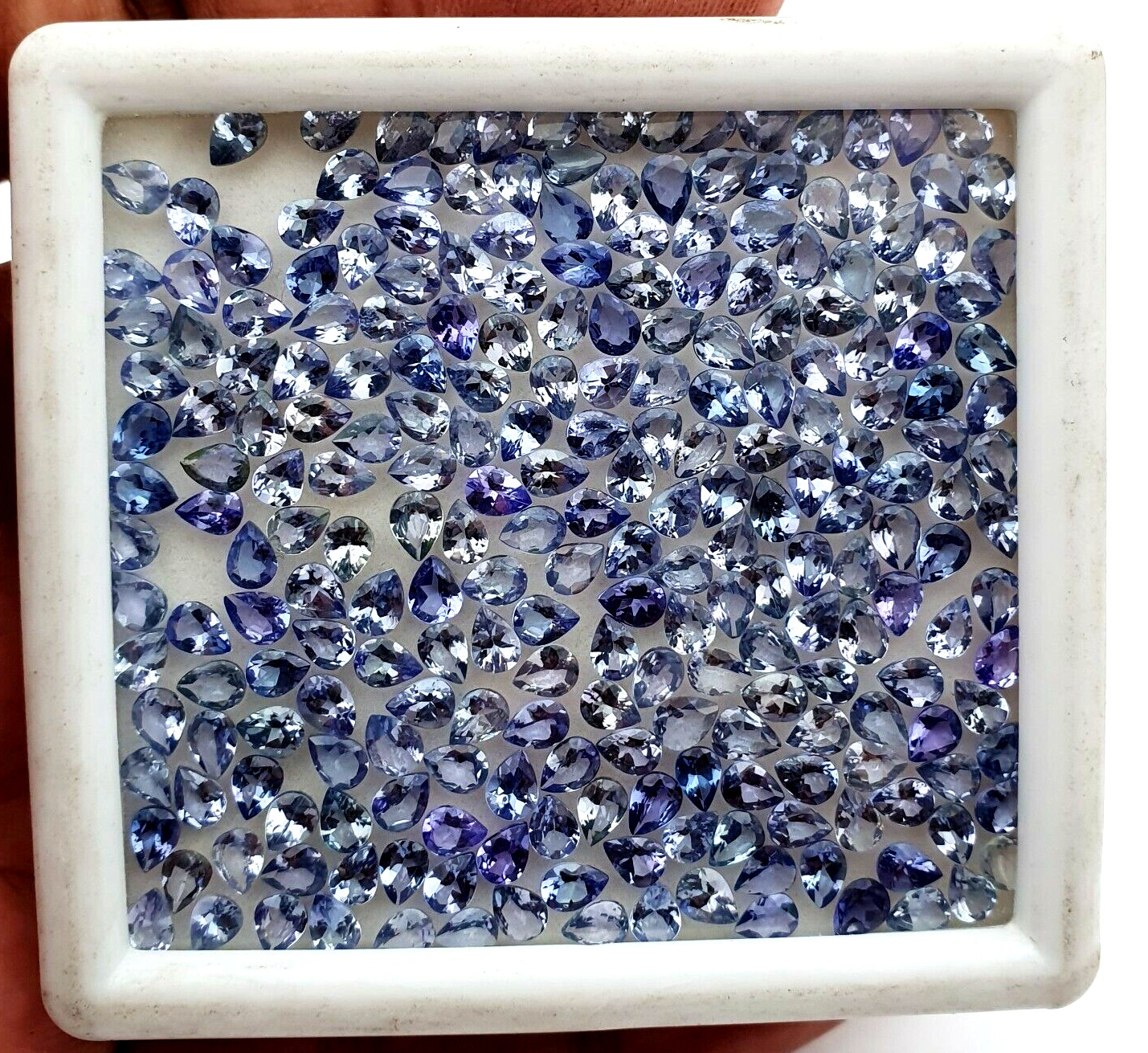 Natural Tanzanite Stone Pear Cut Loose Gemstone Lot 37 Pcs 3*4 MM 5 CT