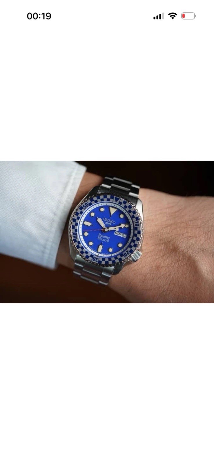 Seiko 5 Sports Rowing Blazers Blue Dial 42mm Automatic Day/Date 100m Watch