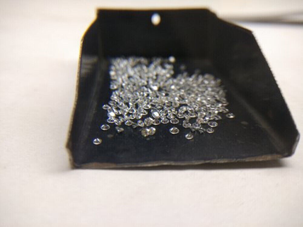 575 Pcs CVD Loose Diamond Lot Round 0.70 MM H-Color, IF-Clarity Certified- 1 Ct
