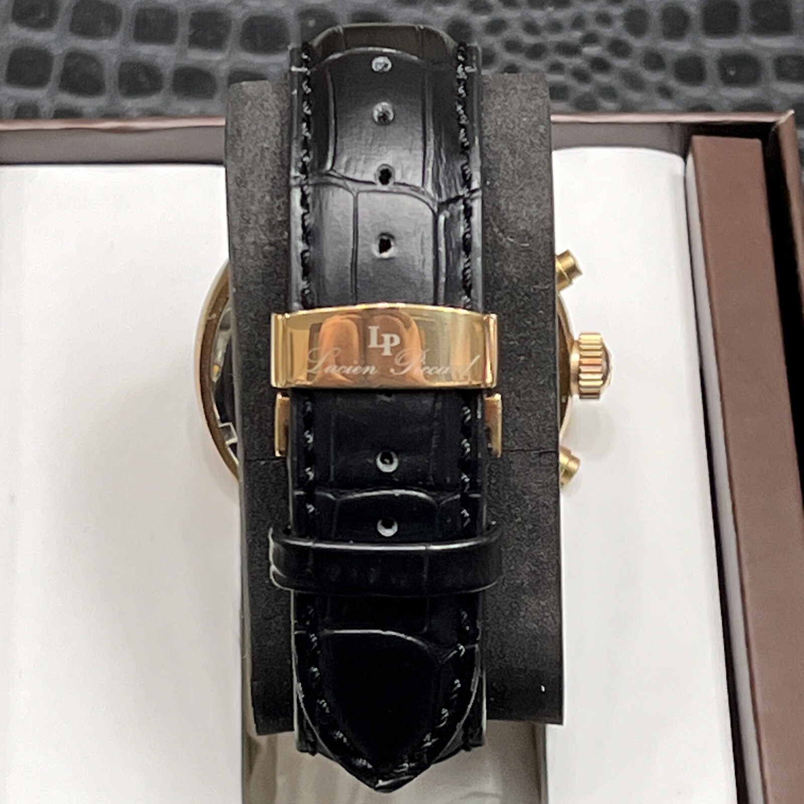 Lucien Piccard Rose Gold Tone Chronograph LP-40045 3ATM Watch