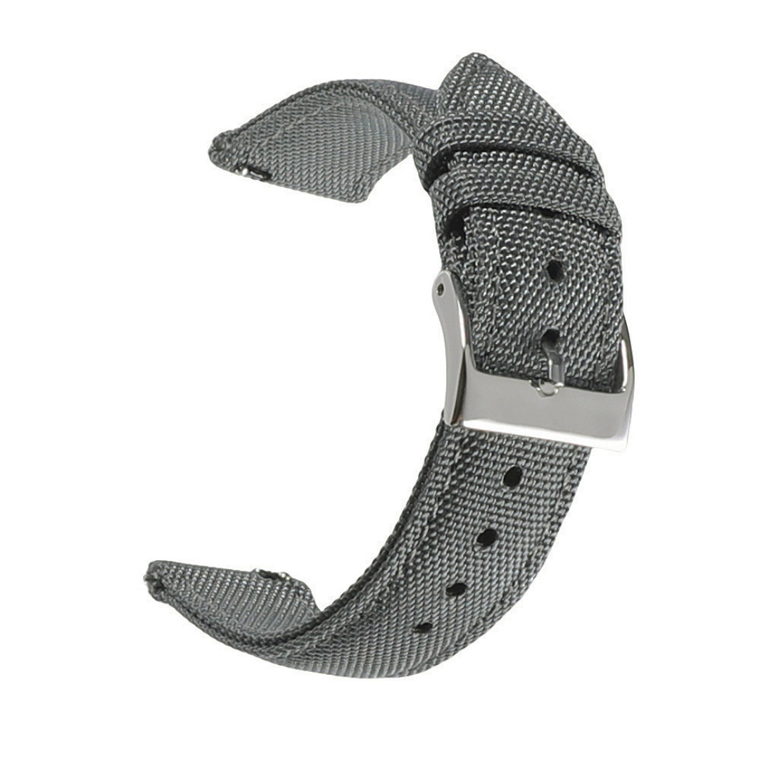 18mm 19mm 20mm 21mm 22mm 24mm Waterproof Sailcloth Watch Strap Two-Sided Nylon